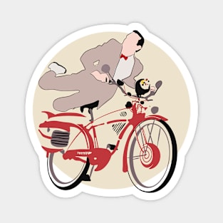 pee wee herman Magnet