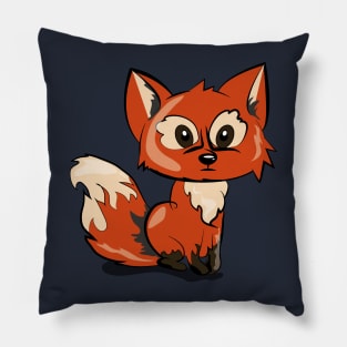 Cartoonish Fox Pillow