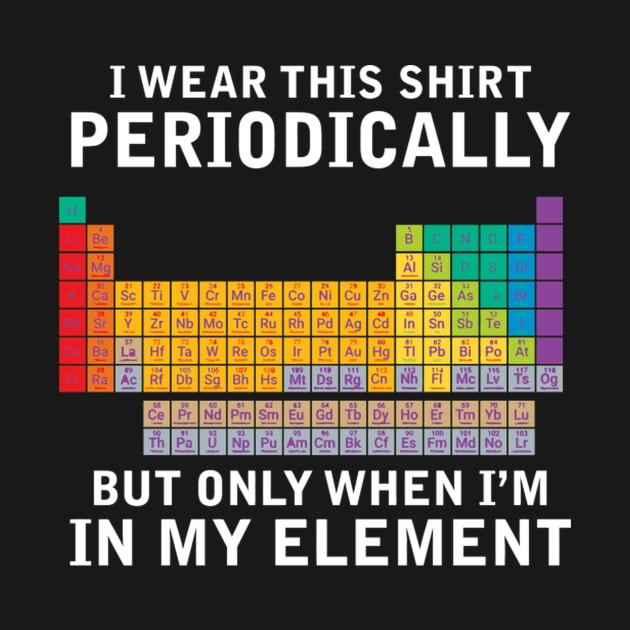 This Periodically Chemistry Pun Periodic Table by HypeRamen