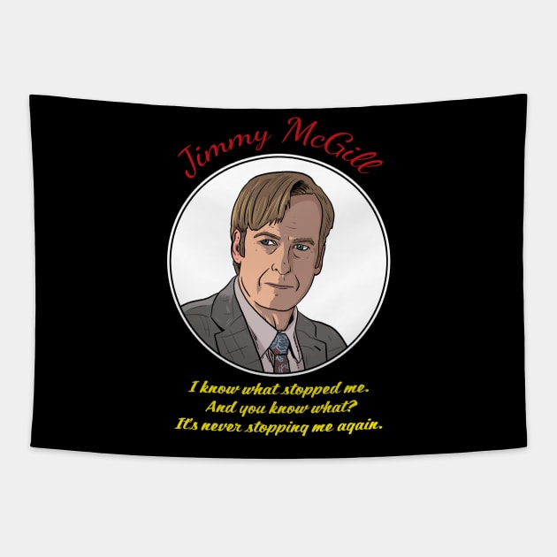 Jimmy McGill - Better Call Saul Tapestry by Black Snow Comics