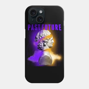 Janus Mythology Vaporwave Purple and Orange Phone Case