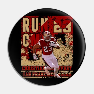 christian McCaffrey || RUN CMC || 23 || 49ers Pin