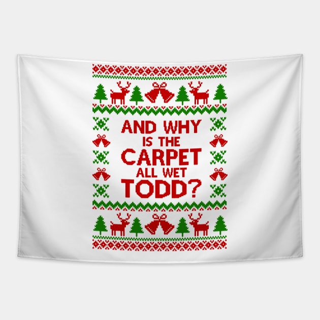 And Why is The Capret All Wet Todd Tapestry by Hobbybox