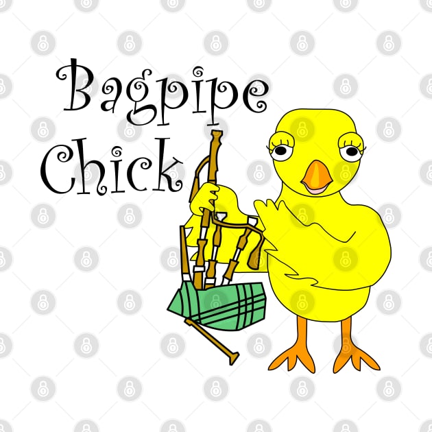 Bagpipe Chick Text by Barthol Graphics