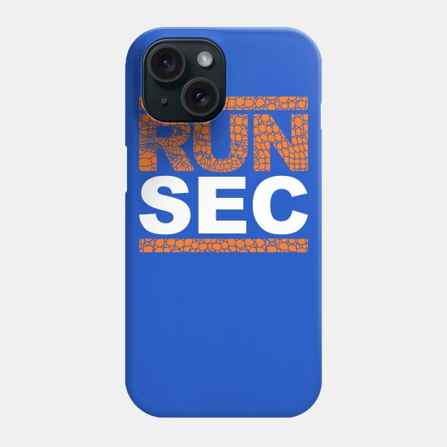 Run SEC Florida - On Blue Phone Case by humbulb