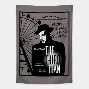 The Third Man Poster (V2) (Orson Welles) Tapestry