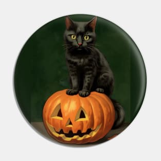 Halloween Cat Pin