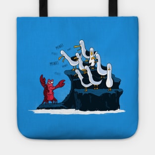 The crab is mine! Tote