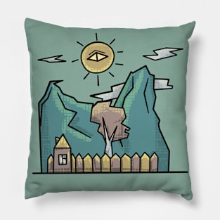 the mountains Pillow