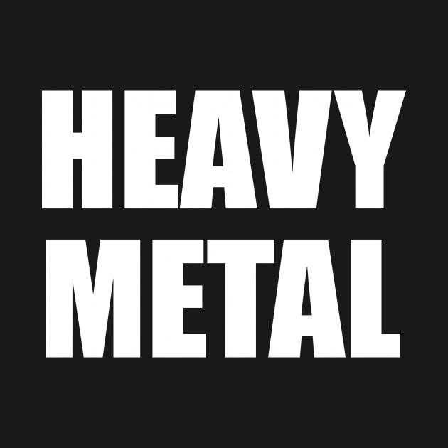 Heavy Metal by Nerdlight Shop