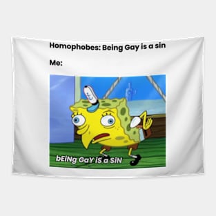 Spongebob meme Tapestry