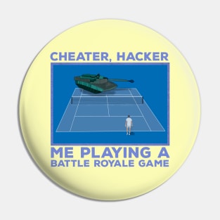 Playing a Battle Royale Game Pin