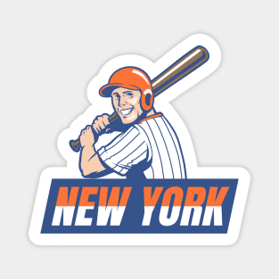 New York Baseball Magnet