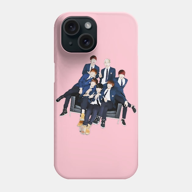 Bangtan Boys Cute Phone Case by untumunjepat