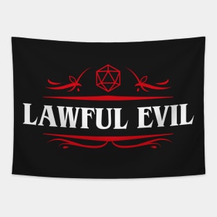 Lawful Evil Alignment Dungeons Crawler and Dragons Slayer Tapestry