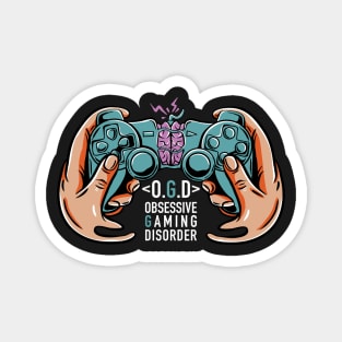 OGD Obsessive Gaming Disorder -  Gamer Gifts Magnet