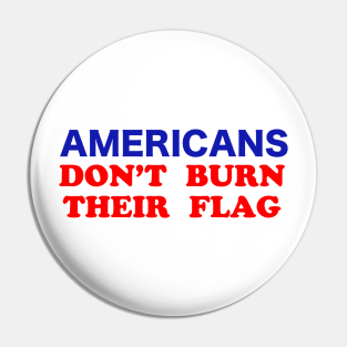 American Flags Pin