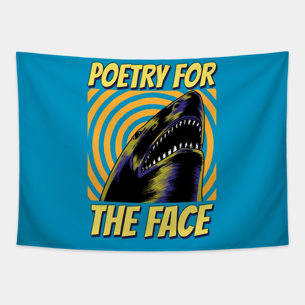 Poetry for the Face Face Yoga Tapestry by TV Dinners