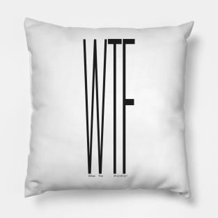 Texting: WTF (What The #@#@!) Pillow