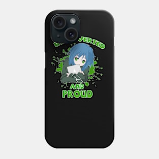 Funny Introvert Tshirt for Anime Chicks and geeks Tee Phone Case