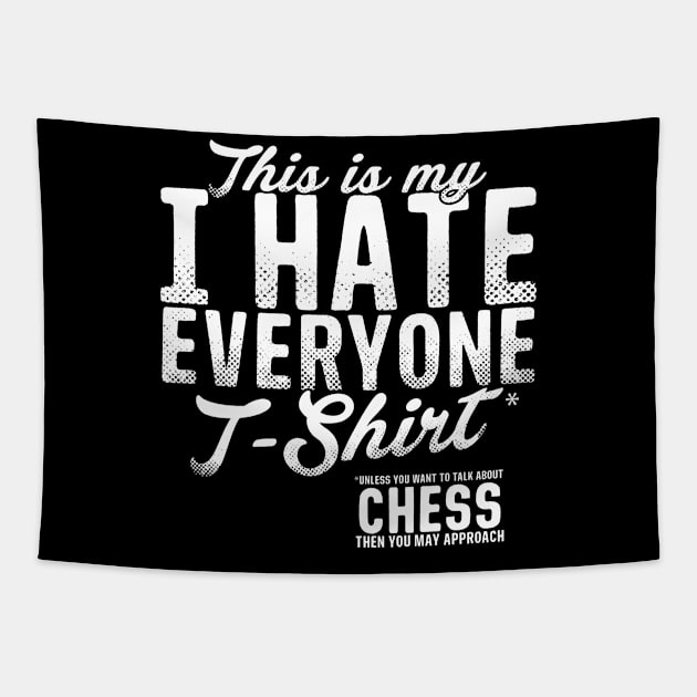 Chess Humor Gift Tapestry by RJCatch