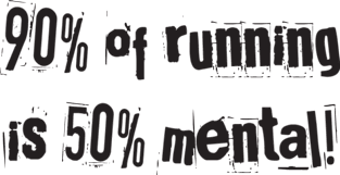 90% of running is 50% mental Magnet