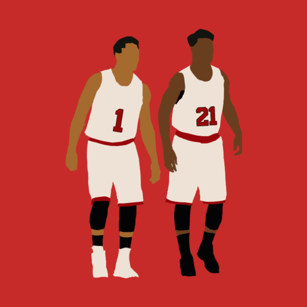 Jimmy buckets and Drose by VectoredApparel