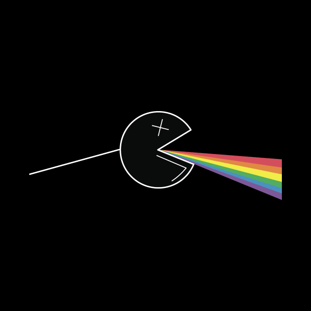 Pacman pinkfloyd by BrainDrainOnly