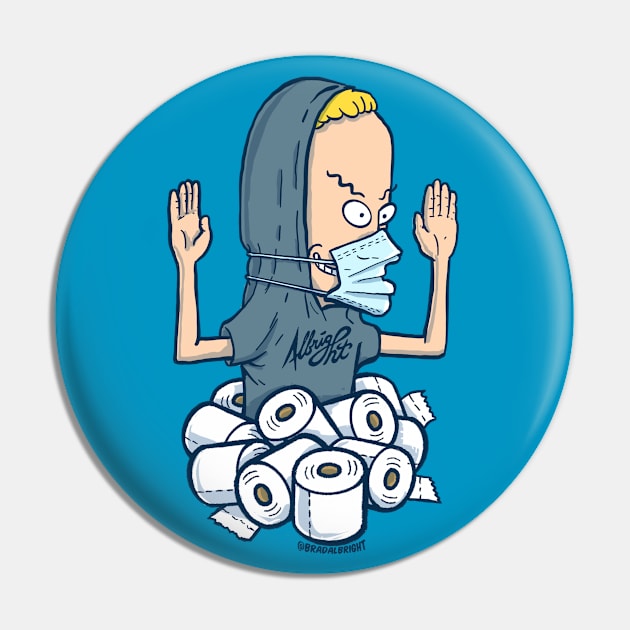 Coronaholio Beavis Pin by BradAlbright