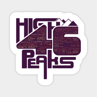 Adirondack High Peaks 46 version 2 Magnet