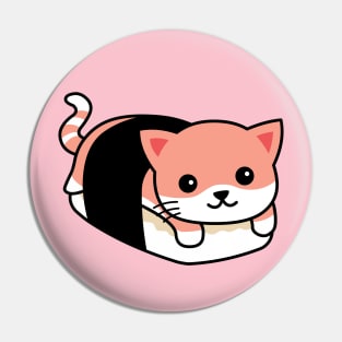 Pink Sushi Cat Pin