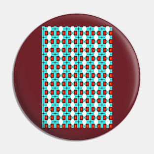 Turquoise halo Pin