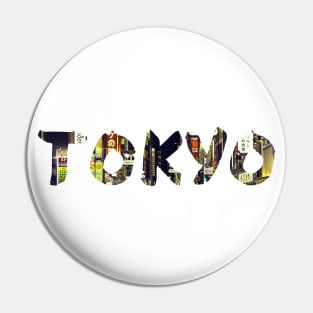 Sci Fi Tokyo City Pin