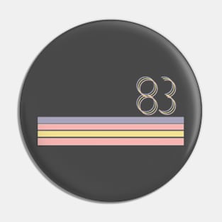 83 Stripes Pin