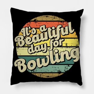 Bowling hobby present perfect for him or her mom mother dad father friend Pillow