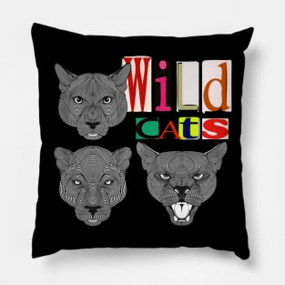 Wild cats Pillow