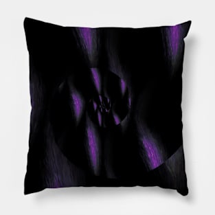 Purple Watercolor Pampas Grass Pillow