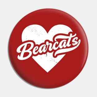 Vintage Bearcats School Spirit // High School Football Mascot // Go Bearcats Pin