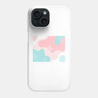 Abstract geometric shape gradient Phone Case