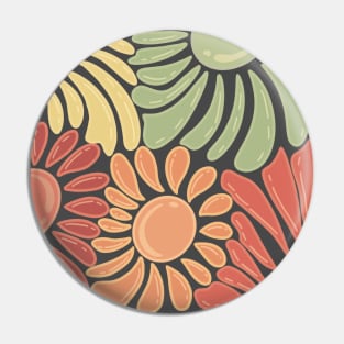 colorful flowers Pin