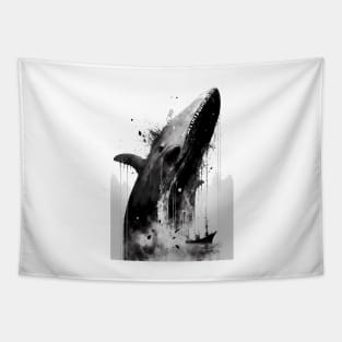 Deep Sea Monster Emerging Tapestry