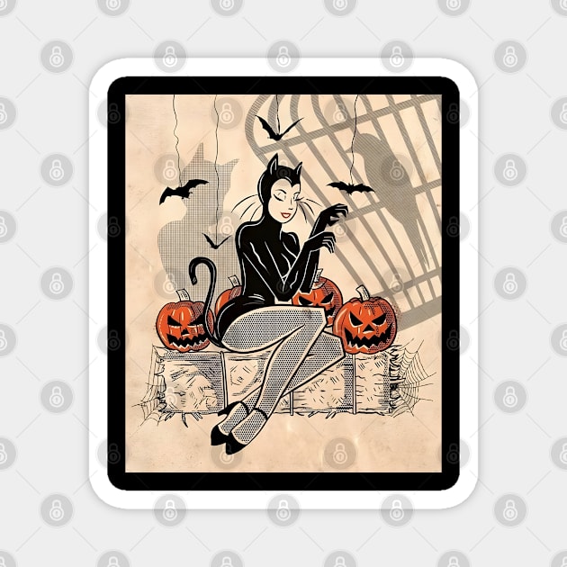 Vintage Halloween Magnet by Penny Lane Designs Co.