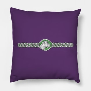 Irish Wolfhound Celtic Band Pillow