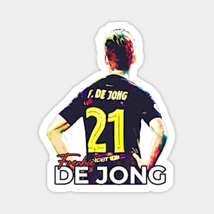 Frenkie De Jong Pop Art Magnet