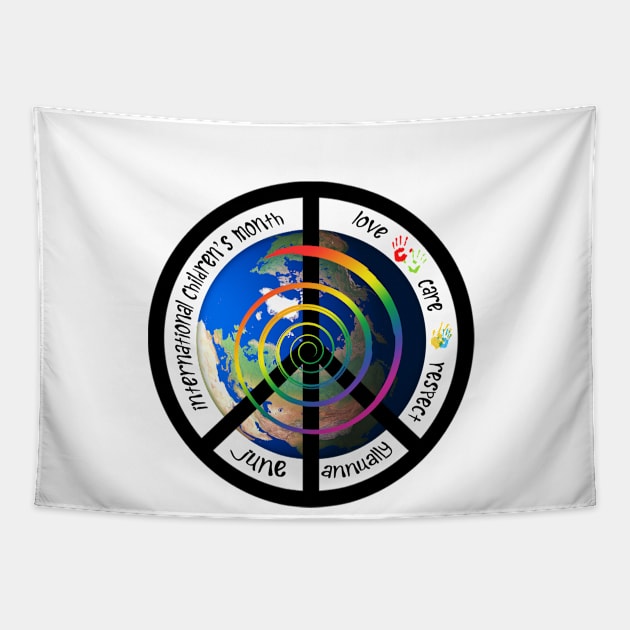 International Childrens Month 2020 Merch Tapestry by One Clothing Unify