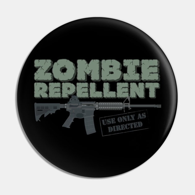 Zombie Repellent Pin by MortemPosts