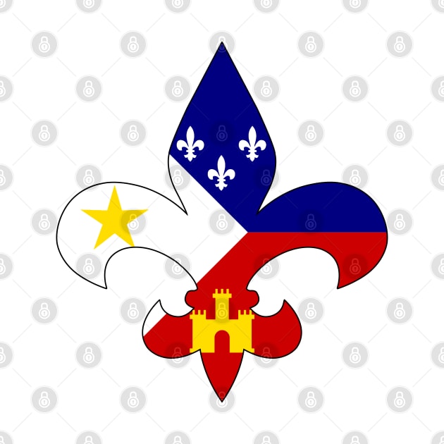 Cajun Fleur De Lis by somekindofguru