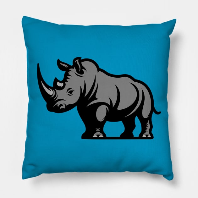 Rhino Pillow by KayBee Gift Shop