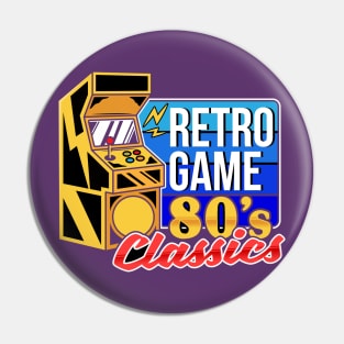 Retro game classics Pin