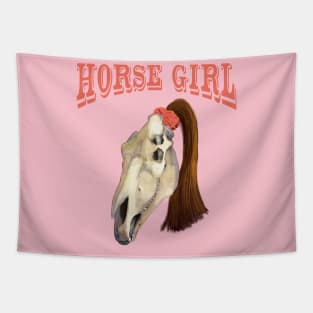 Horse Girl Tapestry